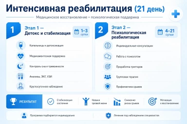 Реабилитация за 21 день в Фрязино